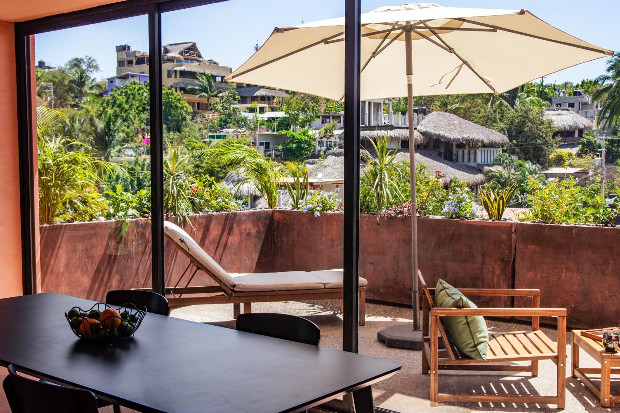 Casa Toro La Punta Hotel Brisas de Zicatela Luaran gambar